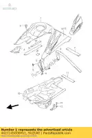 4427145G00YU1, Suzuki, cover,fuel tank suzuki lt r450 quadracer limited r450z 450 , New