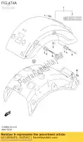 6313006J01, Suzuki, reinf comp, achter suzuki vl1500bt intruder vl1500t vl1500b 1500 , Nieuw