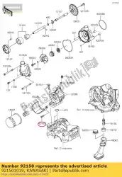 Here you can order the bolt from Kawasaki, with part number 921501019: