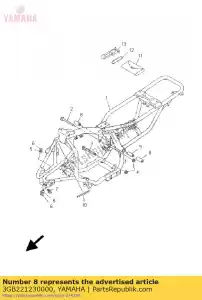 yamaha 3GB221230000 bus 1 - Onderkant