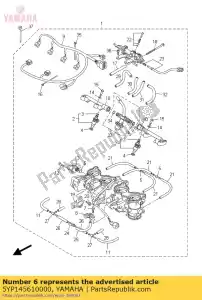 yamaha 5YP145610000 o-ring - Onderkant