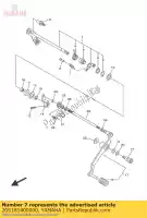 20S181400000, Yamaha, montagem da alavanca de bloqueio yamaha ajs xj  600 2009 2010 2011 2014 2015 2016, Novo