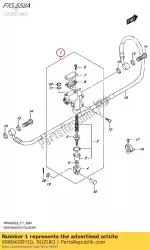 Here you can order the cylinder assy,r from Suzuki, with part number 6960428H10: