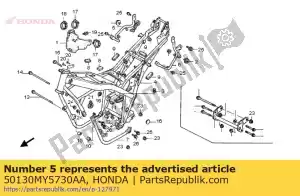 Honda 50130MY5730AA grip r side raw - Bottom side