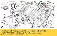 17507MGSD30, Honda, bandeja, tanque de combustível honda nc  xa integra d dct xd dtc sd s x sa nc700d nc700s nc700sa nc700sd nc700x nc700xa nc700xd nc750xa 700 750 , Novo