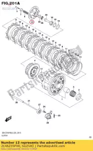 suzuki 2146235F00 disco, embrague pre - Lado inferior