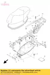 Ici, vous pouvez commander le o / m xc125 auprès de Yamaha , avec le numéro de pièce 4P7F8199H200: