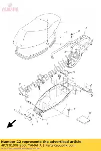 yamaha 4P7F8199H200 o / m xc125 - La partie au fond