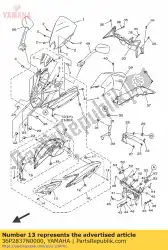 Tutaj możesz zamówić grill, wlot powietrza 1 od Yamaha , z numerem części 36P2837N0000: