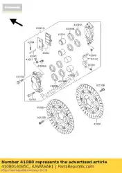 Tutaj możesz zamówić dysk, fr, szary + srebrny od Kawasaki , z numerem części 4108014085C: