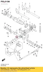 Suzuki 2551048G00 albero, cambio - Il fondo