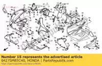 64275MBTC40, Honda, Rami?, fr. pokrywa kieszeni honda xl 1000 2007 2008 2009 2010 2011, Nowy