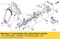 15110MCA000, Honda, conjunto bomba, aceite honda gl goldwing a  bagger f6 b gold wing deluxe abs 8a gl1800a gl1800 airbag gl1800b 1800 , Nuevo