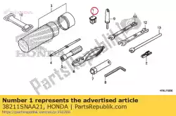zekering, blok (40a) van Honda, met onderdeel nummer 38211SNAA21, bestel je hier online: