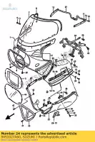 9451027A60, Suzuki, steun, kap fr. suzuki gsx r 750 1986 1987, Nieuw