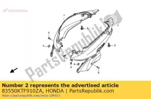 Honda 83550KTF910ZA set illust, l * nh1 * - Onderkant