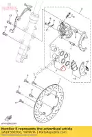 1WDF580300, Yamaha, remklauw afdichtingsset yamaha czd300a xmax 300 , Nieuw