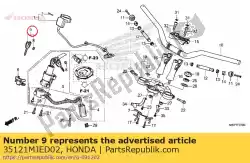 Ici, vous pouvez commander le clé vierge auprès de Honda , avec le numéro de pièce 35121MJED02: