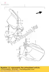 Here you can order the spacer,lever se from Suzuki, with part number 5753244B00: