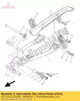 3Y1221230100, Yamaha, arbusto 1 yamaha sr 250 1996, Novo