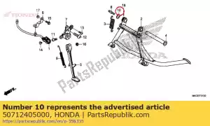 honda 50712405000 podk?adka, krok pasa?era - Dół