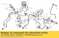 53141ML7000, Honda, tubo, empuñadura del acelerador honda cbr  f vfr fireblade rr vfr750f cbr600f cbr900rr 600 750 900 , Nuevo