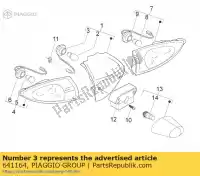 641164, Piaggio Group, support de lampe. achevée     , Nouveau