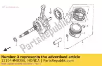 13104HM8306, Honda, piston(o.s. 0.75) honda  trx 250 2003 2004 2005 2006 2007 2008 2010 2011 2017 2018 2019 2020, New