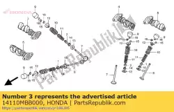 nokkenas comp, in van Honda, met onderdeel nummer 14110MBB000, bestel je hier online: