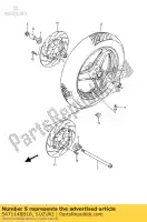 5471148B10, Suzuki, Essieu avant suzuki gsx  g f gsxr w gsx1100f 1100 , Nouveau