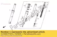 51400KTF641, Honda, vork ass., r. fr. honda sh 125 150 2005 2006 2007 2008, Nieuw