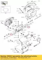 530440033, Kawasaki, trim, l = 90 klx250s9f kawasaki  klx z 250 1000 2009 2010 2011 2012 2013 2014 2015 2016 2017 2018 2019 2020 2021, Novo