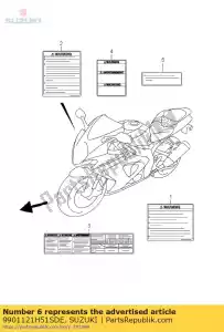 Suzuki 9901121H51SDE manual, dono - Lado inferior