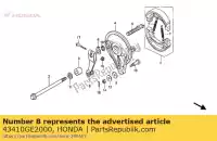 43410GE2000, Honda, arm, rr. brake honda nsr  s f nsr50s 50 , New