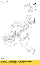 Ici, vous pouvez commander le coussin, chambre sprt auprès de Suzuki , avec le numéro de pièce 0932012088: