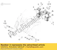 640543, Piaggio Group, Farol traseiro direito gilera piaggio fuoco mp mp3 500 2007 2010, Novo