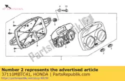 Here you can order the case assy., upper from Honda, with part number 37110MBTC41: