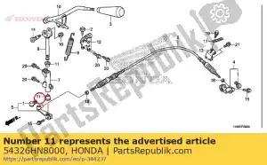 honda 54326HN8000 collar, shaft - Bottom side