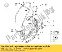 46512336022, BMW, shoulder bow, right bmw c1 125 200 2000 2001 2002 2003 2004, Nieuw