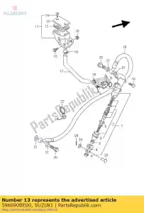 suzuki 596690BE00 casquette - La partie au fond