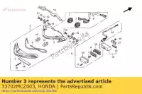 33702MCZ003, Honda, lente, fanale posteriore honda cb 600 900 2002 2003 2004 2005 2006, Nuovo