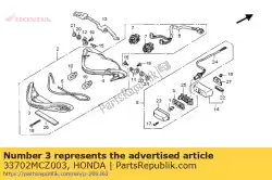 Qui puoi ordinare lente, fanale posteriore da Honda , con numero parte 33702MCZ003: