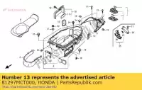 81297MCT000, Honda, deksel, l. lamp onderhoud honda fjs 400 600 2005 2006 2009 2010 2011 2012, Nieuw