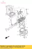 5JG111022000, Yamaha, conjunto de culata yamaha yz wr yzf wrf f 426 400, Nuevo