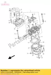 Here you can order the cylinder head assy from Yamaha, with part number 5JG111022000: