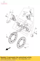 1WS2580T0000, Yamaha, caliper assy (left) yamaha  mt xsr 660 690 700 900 2014 2015 2016 2017 2018 2019 2020 2021, New