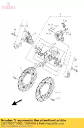 Tutaj możesz zamówić zespó? Zacisku (lewy) od Yamaha , z numerem części 1WS2580T0000: