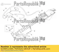 GU06412300, Piaggio Group, plate moto-guzzi griso griso s e griso v ie stelvio zgulsg01 zgulsu02 zgulze00, zgulzg00, zgulzu01 850 1100 1200 2005 2006 2007 2008 2009 2011 2015 2016 2017, New