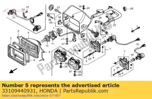 Honda 33109440931 resorte, soporte de la unidad - Lado inferior