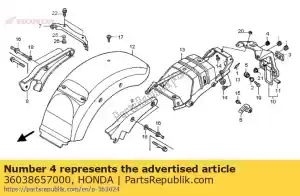 Honda 36038657000 tule b, buis - Onderkant